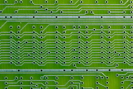 Empty circuit board, pcb printed computer technology,  macroの写真素材