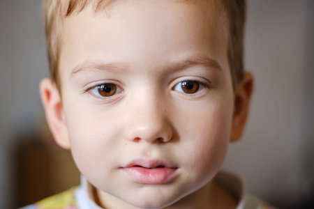boy child face kid childhood cute portrait. happy.