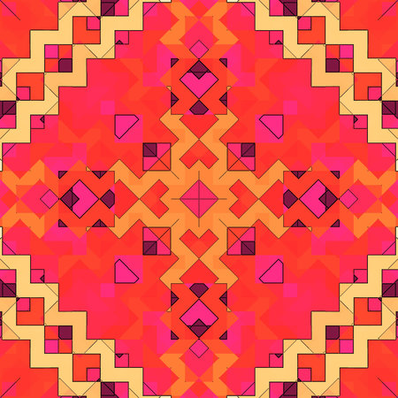 Mosaic abstract background pattern stained backdrop window, decoration wallpaper.