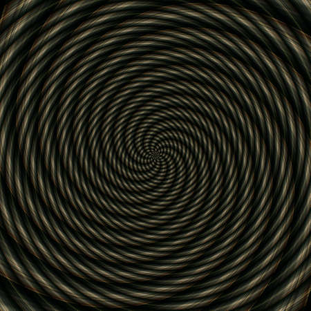 Abstract background illusion hypnotic illustration motion spirals, art decoration.の写真素材