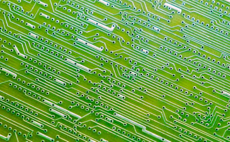 Empty circuit board, pcb printed computer technology,  designの写真素材