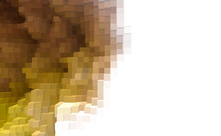 Abstract cube 3d extrude background design texture, render square.の写真素材