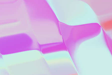 Hologram foil background texture and rainbow abstract gradient, bright iridescent.の写真素材