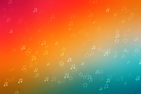Music background light bokeh sound abstract beautiful, concert shine.