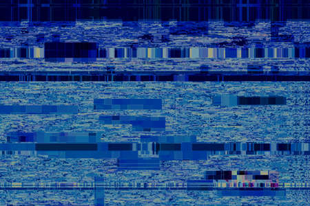 Glitch no signal background pixel noise display tv, signal analog.の写真素材