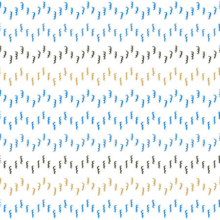 Seamless abstract pattern design hand drawn background, fabric art.の写真素材