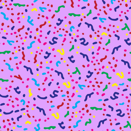 Cheerful joyful motley pattern common in nature, stripes and spots made via morphogenesis. Biology science abstract vector background. Reaction diffusion Turing.のイラスト素材