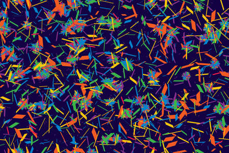 Abstract striped line blue background, vector eps10 illustration. Diagonal motley straight design color multicolor striped colorfull.のイラスト素材