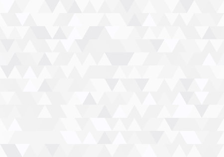 Abstract Pattern white Triangle background texture geometric, monochrome vector decoration design...