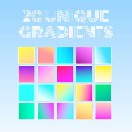 Smooth abstract colorful backgrounds gradientのイラスト素材