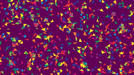 Kids geometric shapes seamless vector pattern. Triangles background. Geometric shapes backdrop for...
