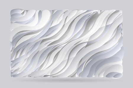 Wave abstract art background shape vector design. picture vectorのイラスト素材