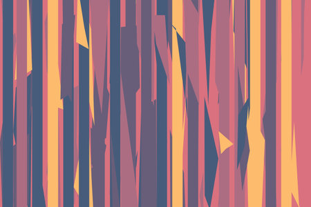 Pattern vintage vector with careless strokes as vertical lines. Abstract sharp background. Hand drawn broken texture, craps and shards.のイラスト素材
