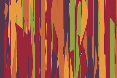 Pattern vintage vector with careless strokes as vertical lines. Abstract sharp background. Hand drawn broken texture, craps and shards.のイラスト素材