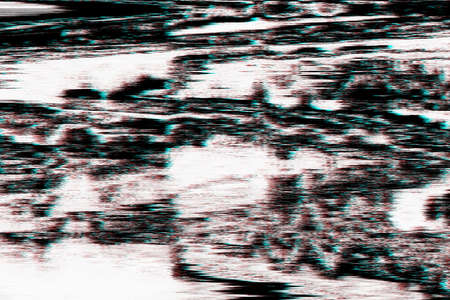 Glitch no signal background pixel noise display tv, television wallpaper.の写真素材