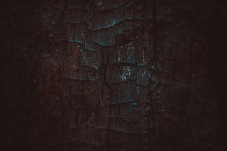 Burnt texture wood charcoal background surface pattern. dramatic coalの写真素材