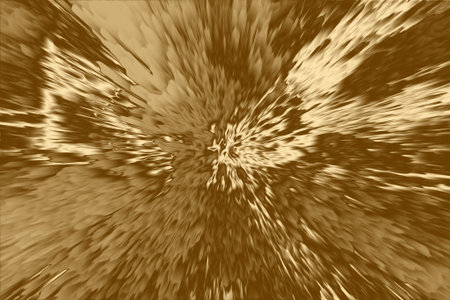 Gold ray background and glowing beam texture for design, shiny celebration.
