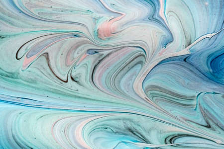 Marble texture paint art abstract liquid background. wet inkの写真素材