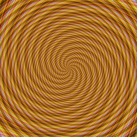 Abstract background illusion hypnotic illustration motion spirals, optical fancy.の写真素材