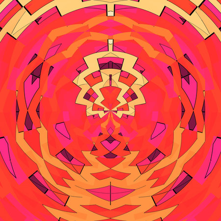 Mosaic abstract background pattern stained backdrop window, decoration wallpaper.の写真素材