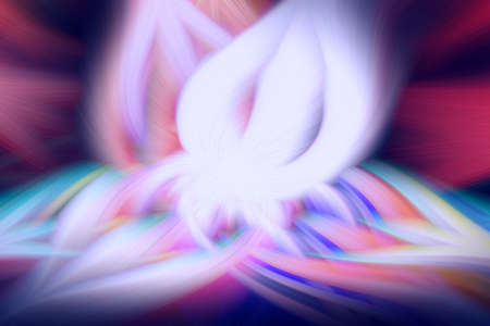 pattern cosmos glow fractal illustration render background. space.の写真素材
