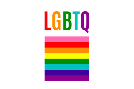 Lgbtq symbol sign background bisexual pride flag. textureのイラスト素材