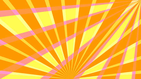Retro ray rotate design radial bright background. cartoonの写真素材
