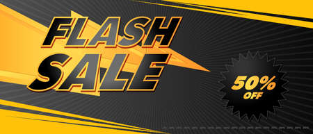 Flash sale discount vector background banner design. mega superのイラスト素材