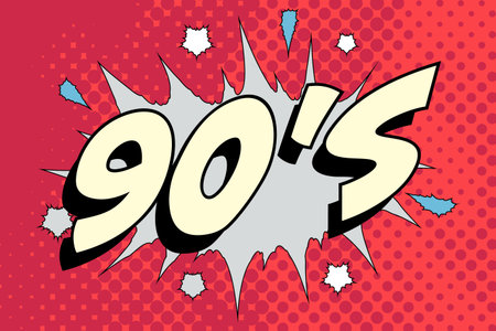 90's Abstract cartoon frame vector background design balloon. fashion retroのイラスト素材