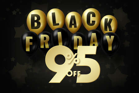 Price labele 95 sale promotion market discount percent. tag specialの写真素材