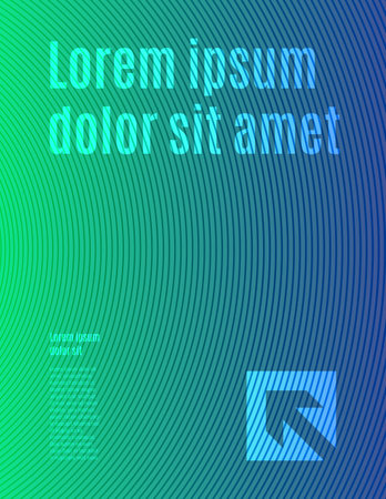 Circle target geometric pattern, center ring vector background with text, contour element radial light, circular radar hypnotic art.のイラスト素材