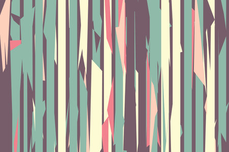 Pattern vintage vector with careless strokes as vertical lines. Abstract sharp background. Hand drawn broken texture, craps and shards.のイラスト素材