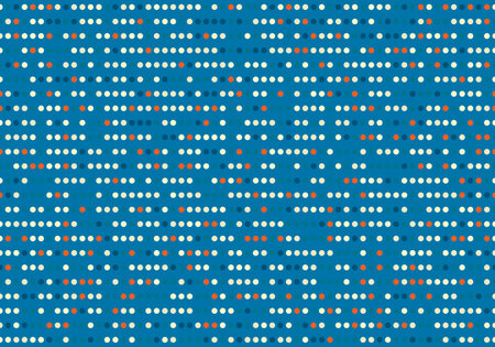 Abstract Vintage Pattern Dot background texture geometric, vector decoration design illustration with copy space.のイラスト素材