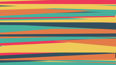 Vintage Background stripes horizontal line vector seamless geometric. illustration color retro pastelのイラスト素材