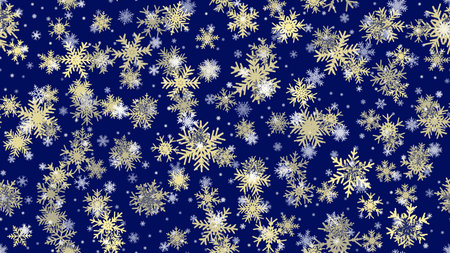 Blue Seamless Christmas background snow illustration xmas winter decoration. design cardのイラスト素材