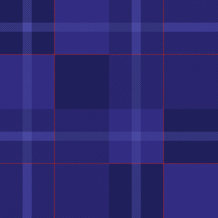 Blue Pattern textile seamless tartan plaid vector texture. material scottishのイラスト素材