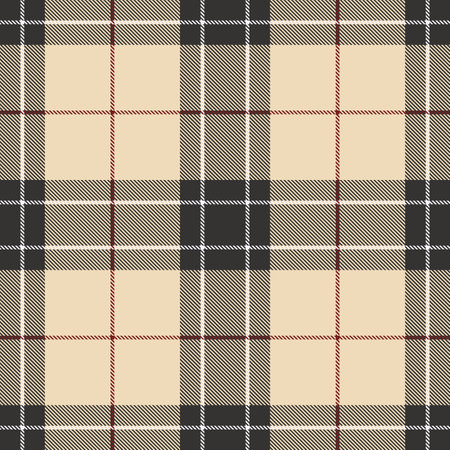 Pattern textile seamless tartan plaid vector texture. fabric materialのイラスト素材