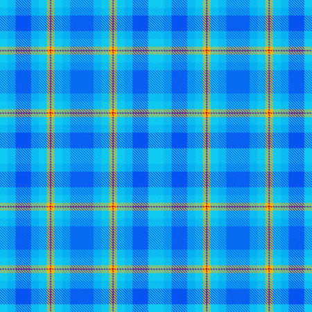 Blue Pattern textile seamless tartan plaid vector texture. illustration designのイラスト素材