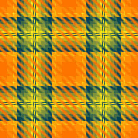 Green Pattern textile seamless tartan plaid vector texture. traditionalのイラスト素材