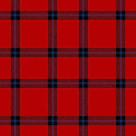 Pattern textile seamless tartan plaid vector texture. checkered design redのイラスト素材