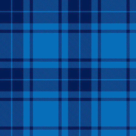Blue Pattern textile seamless tartan plaid vector texture. traditional fashionのイラスト素材