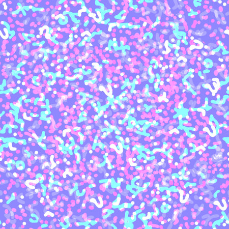 Cheerful joyful motley pattern common in nature, stripes and spots made via morphogenesis. Biology science abstract vector background. Reaction diffusion Turing.のイラスト素材