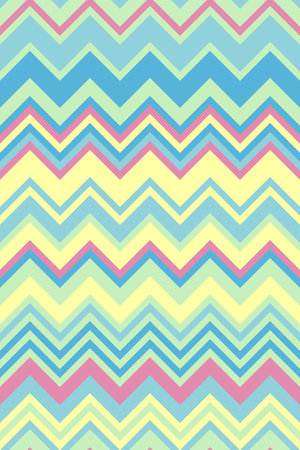 Colorful herringbone chevron texture zigzag vector pattern, abstract geometric seamless backgrounds or vintage wallpaper.のイラスト素材