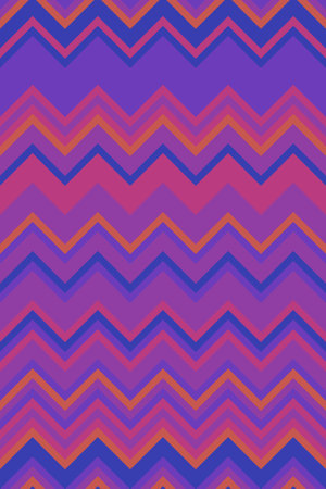 Colorful herringbone chevron texture zigzag vector pattern, abstract geometric seamless backgrounds or vintage wallpaper.のイラスト素材
