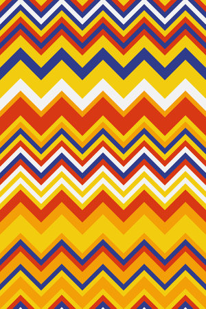 Colorful herringbone chevron texture zigzag vector pattern, abstract geometric seamless backgrounds or vintage wallpaper.のイラスト素材