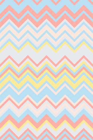 Colorful herringbone chevron texture zigzag vector pattern, abstract geometric seamless backgrounds or vintage wallpaper.のイラスト素材