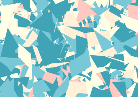 Geometric abstract chaos vector background concept template. shape conceptのイラスト素材
