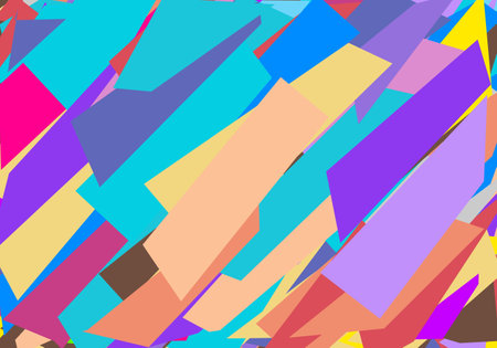 Multicolor Geometric abstract chaos vector background concept template. elementのイラスト素材