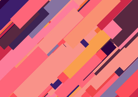 Multicolor Illustration geometric shape diagonal line background abstract. backdrop abstractのイラスト素材
