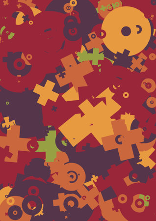 Pattern abstract geometric wallpaper background vector design. modern vectorのイラスト素材